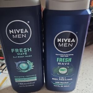 Men Fresh Wave 3-in-1 Body Wash - Blue